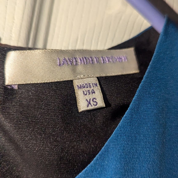 Teal Silk Racer back - Picture 3 of 5